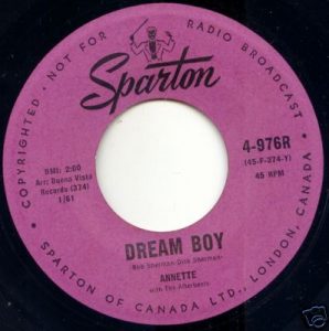 Annette - 374AX - Dream Boy 45 (Sparton 4-976R).jpg