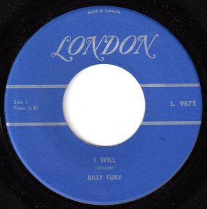 I Will by Billy Fury