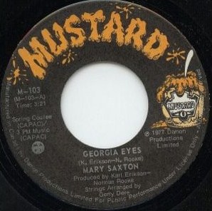 Mary Saxton - Georgia Eyes 45 (Mustard Canada).JPG