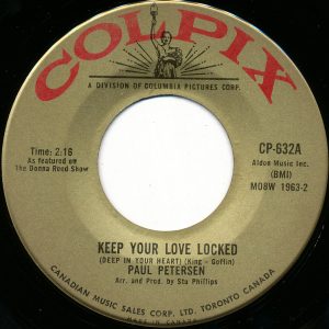 Paul Petersen - Keep Your Love Locked 45 (Colpix Canada).jpg