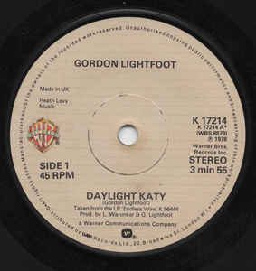 Daylight Katy by Gordon Lightfoot