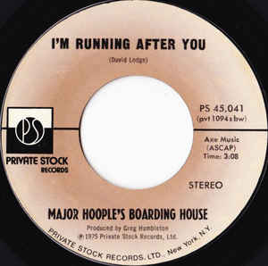 I'm Running After You by Major Hoople's Boarding House