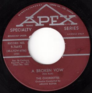 A Broken Vow by The Chordettes