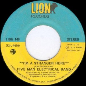 Five Man Electrical Band - I'm A Stranger Here