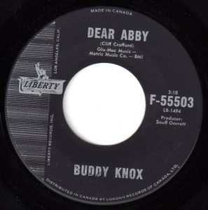 Dear Abby by Buddy Knox