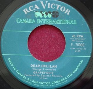 Dear Delilah by Grapefruit