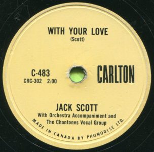 With Your Love by Jack Scott