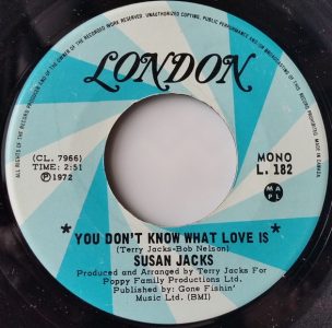 You Don't Know What Love Is by Susan Jacks