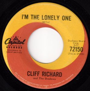 I'm The Lonely One by Cliff Richard and The Shadows