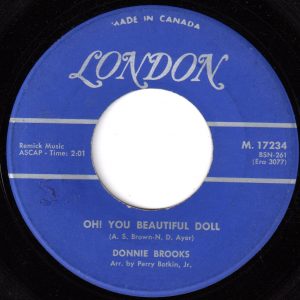 Oh You Beautiful Doll by Donnie Brooks