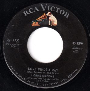 Love Finds A Way by Lorne Greene