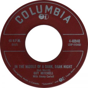 In The Middle Of A Dark, Dark Night by Guy Mitchell