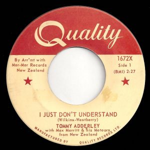 I Just Don't Understand by Tommy Adderley