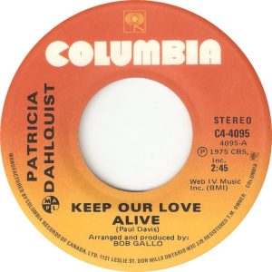 Keep Our Love Alive by Patricia Dalhquist