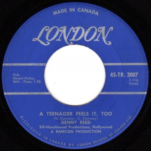 A Teenager Feels It Too by Denny Reed