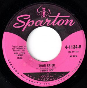 Town Crier by Tommy Roe