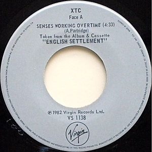 Senses Working Overtime by XTC