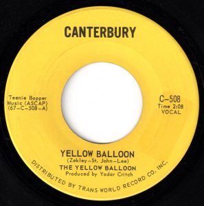 Yellow Balloon by The Yellow Balloon