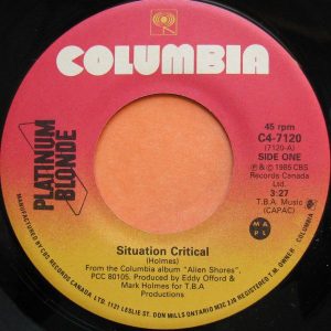 Situation Critical by Platinum Blonde
