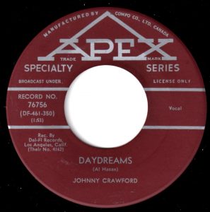 Daydreams/So Goes The Story by Johnny Crawford