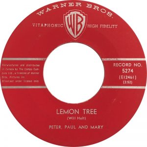 Lemon Tree by Peter, Paul and Mary