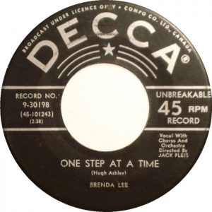 One Step At A Time by Brenda Lee