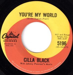 You're My World by Cilla Black