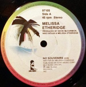 No Souvenirs by Melissa Etheridge