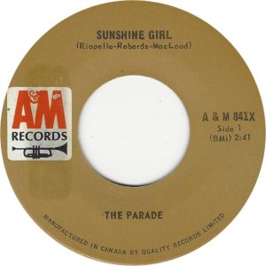 Sunshine Girl by The Parade