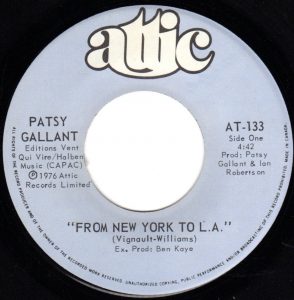 From New York To L.A. by Patsy Gallant