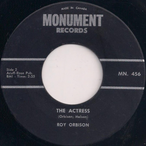 The Actress by Roy Orbison