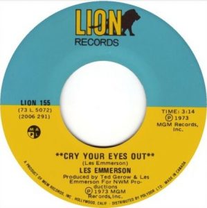 Les Emmerson-Cry Your Eyes Out (Cdn).JPG