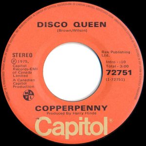 Copperpenny - Disco Queen 45 (Capitol Canada)