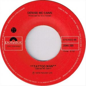 Denise McCann - Tattoo Man 45 (Polydor Canada)