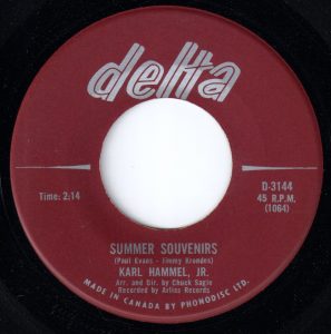 Karl Hammel Jr. - Summer Souvenirs 45 (Delta)