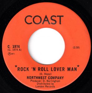 Northwest Company - Rock 'N Roll Lover Man 45 (Coast Canada)