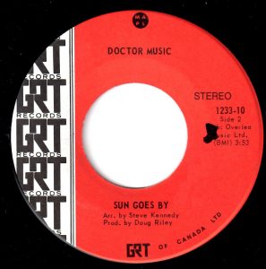 Doctor Music - Sun Goes By 45 (GRT Canada)