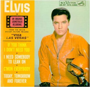 Elvis Presley Viva Las Vegas EP 45 Sleeve