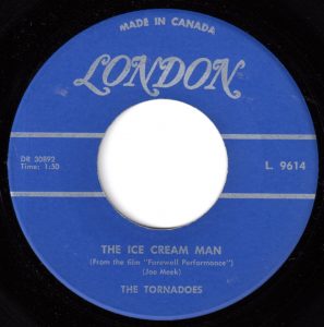 Tornadoes - The Ice Cream man 45 (London Canada)