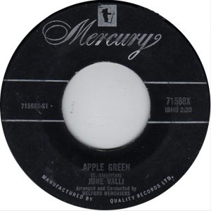 June Valli - Apple Green 45 (Mercury Canada)1