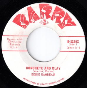 Eddie Rambeau - Concrete And Clay 45 (Barry)