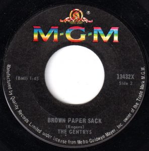 Gentrys - Brown Paper Sack 45 (MGM Canada)