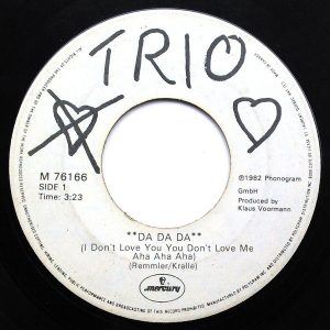Trio - Da Da Da 45 (Mercury Canada)