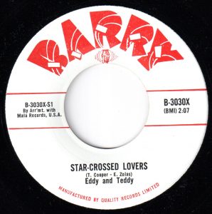 Eddy & Teddy - Star-Crossed Lovers 45 (Barry)
