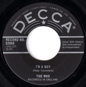Who - I'm A Boy 45 (Decca Canada)