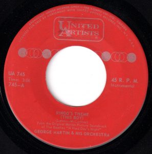 George Martin Orchestra - Ringo's Theme (This Boy) 45 (UA 745 Canada) (2)