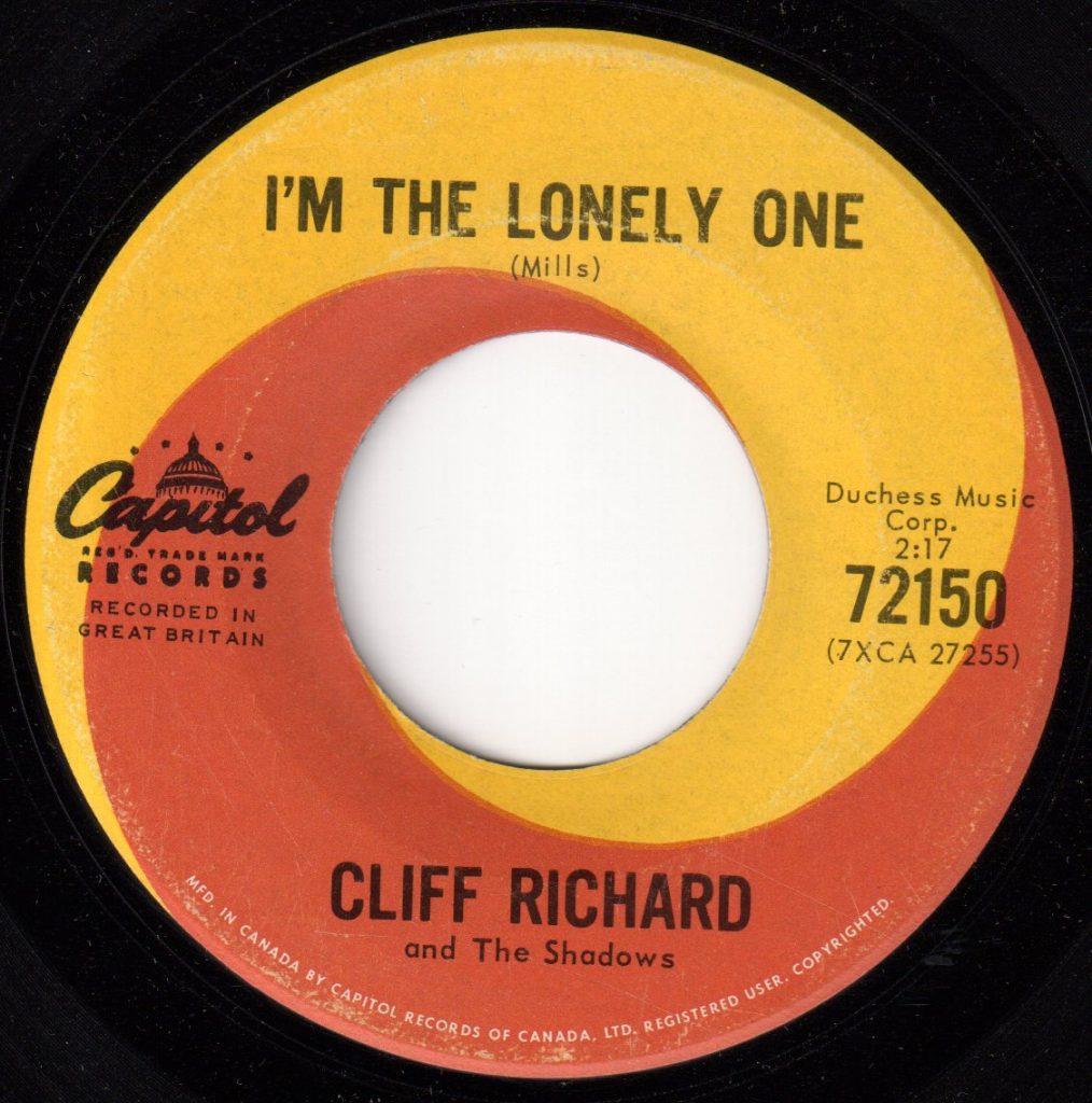 i-m-the-lonely-one-by-cliff-richard-and-the-shadows-1964-hit-song