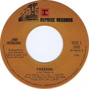 Jimi Hendrix - Freedom 45 (Reprise Canada)1