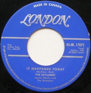 Skyliners - It Happened Today 45 (London Canada)