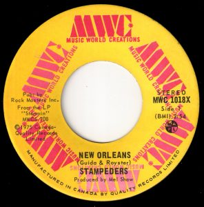 Stampeders - New Orleans 45 (MWC Canada)